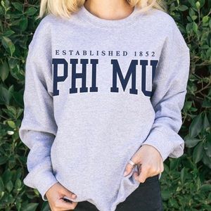 Phi Mu Fraternity sweatshirt!